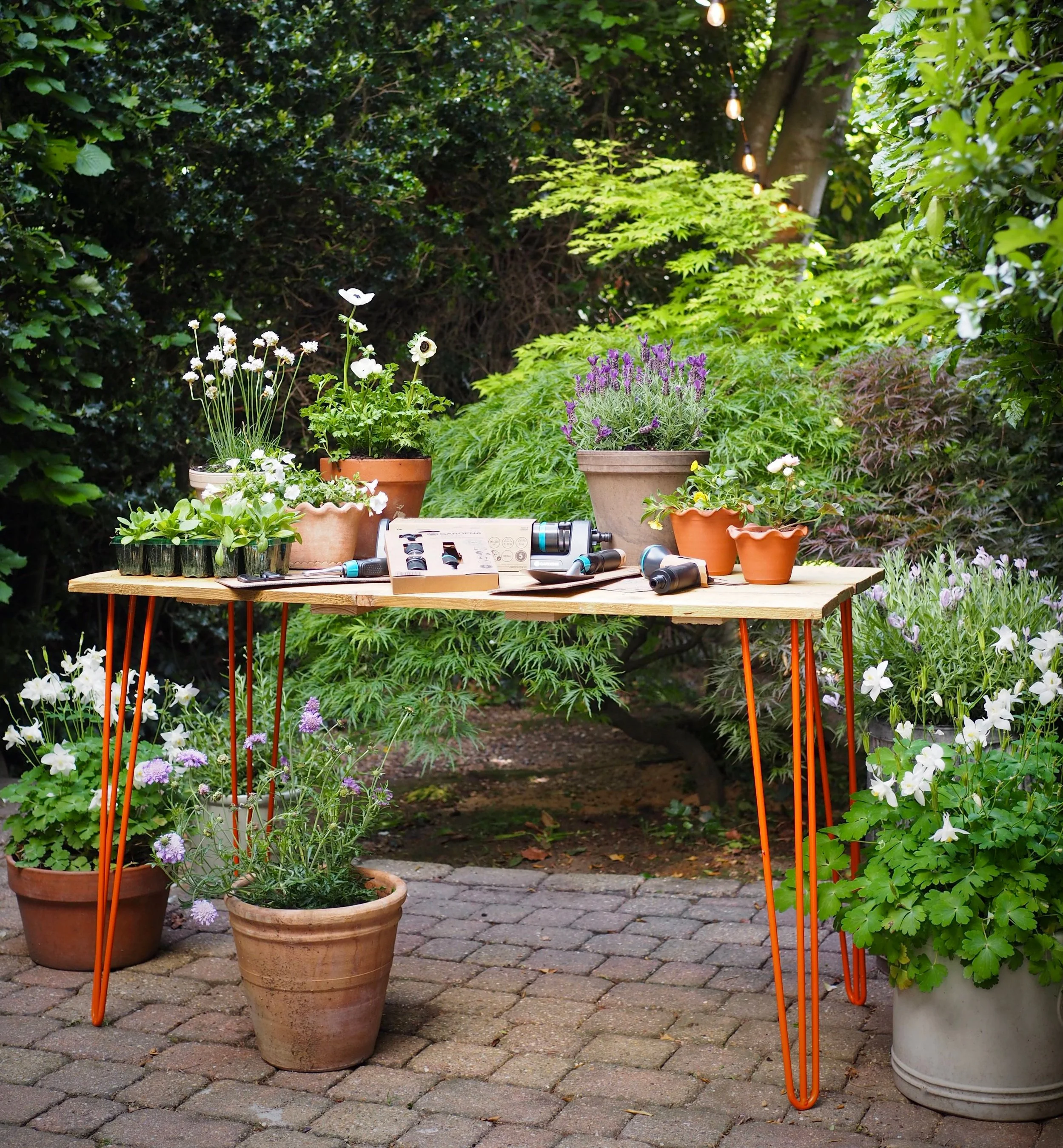 Sustainable Garden How To DIY A Potting Table From Scrap Wood